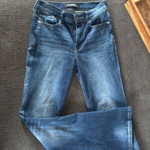Express Bell Flare High Rise Jeans